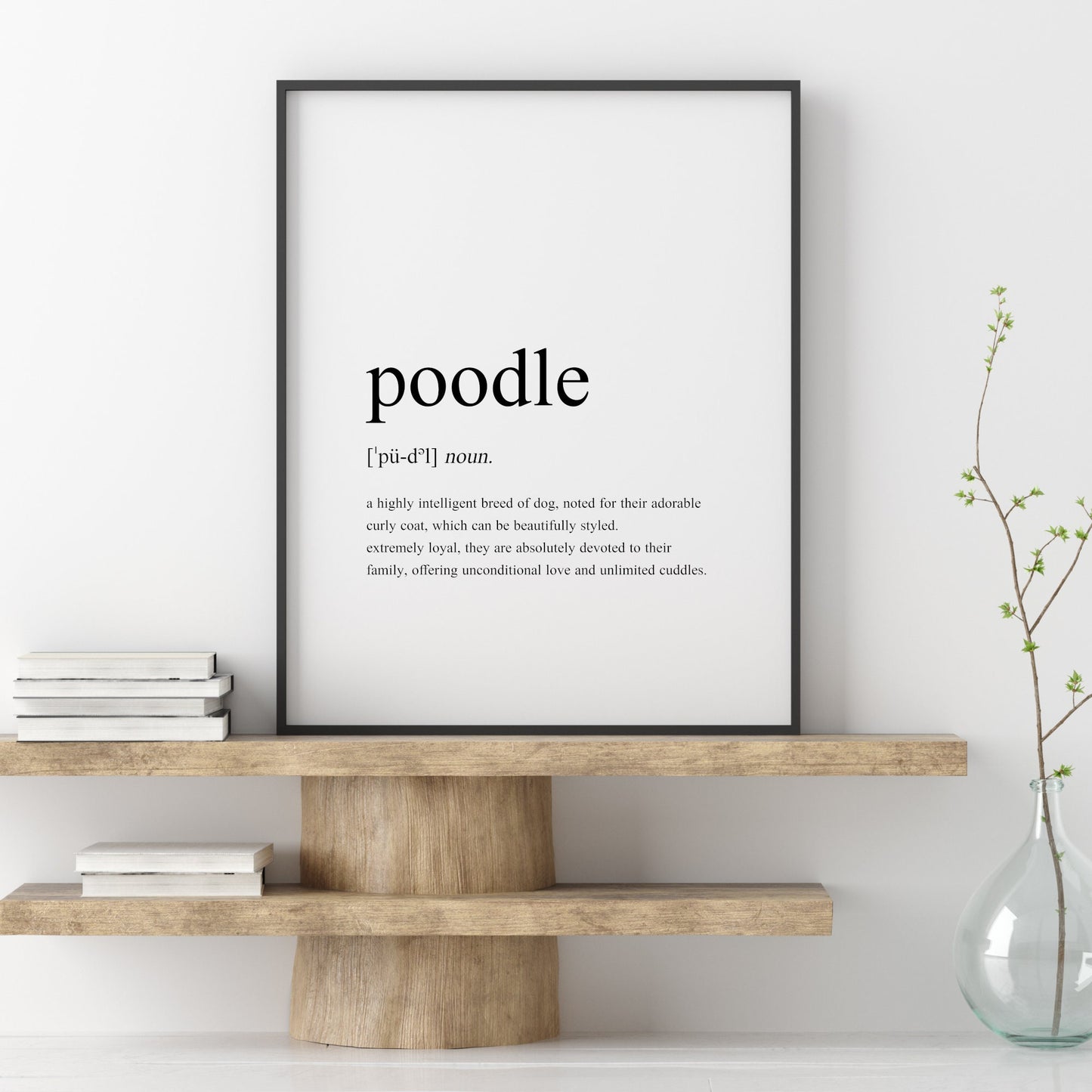 Poodle Definition Print