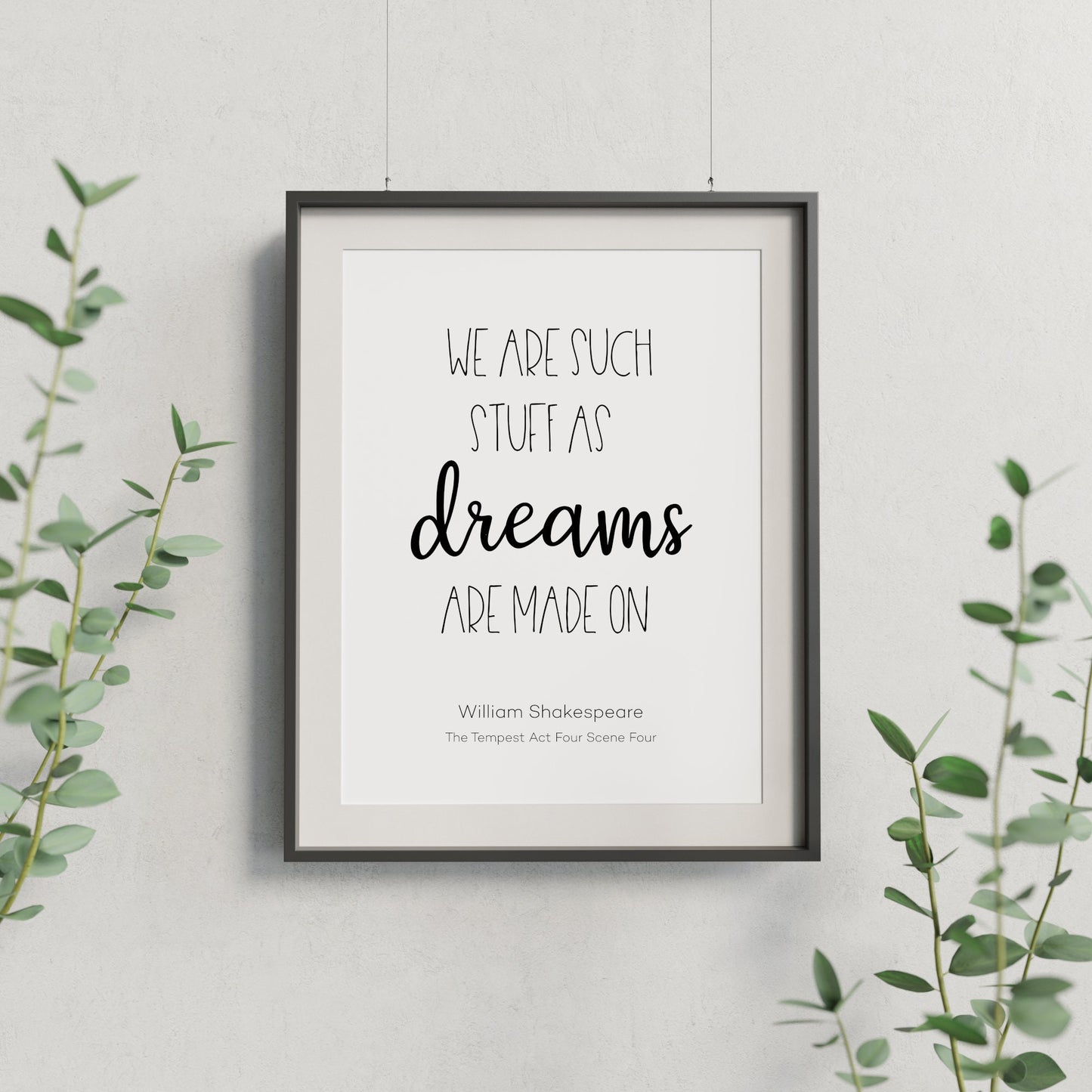 We Are Such Stuff As Dreams Are Made On from The Tempest Print