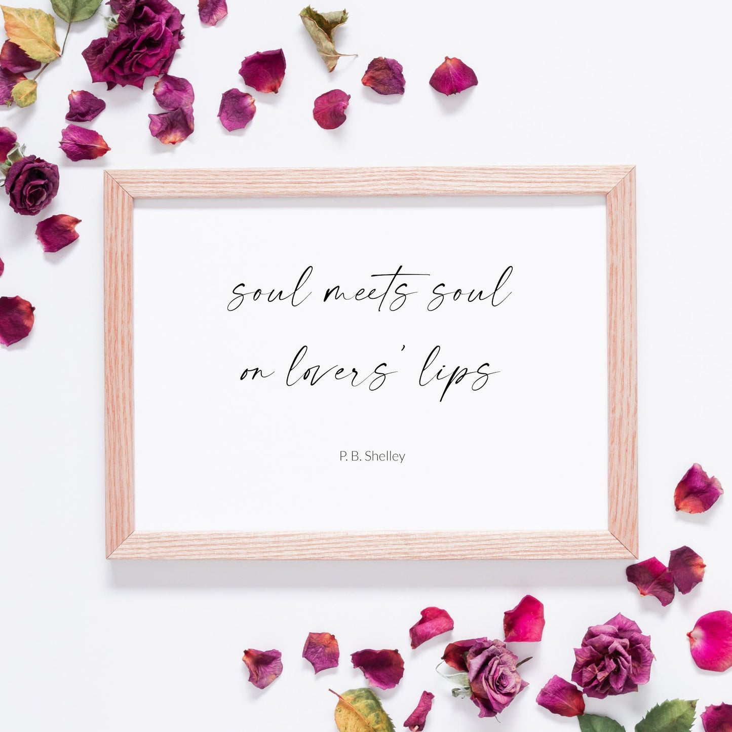 Soul Meets Soul On Lovers' Lips from P.B. Shelley Print