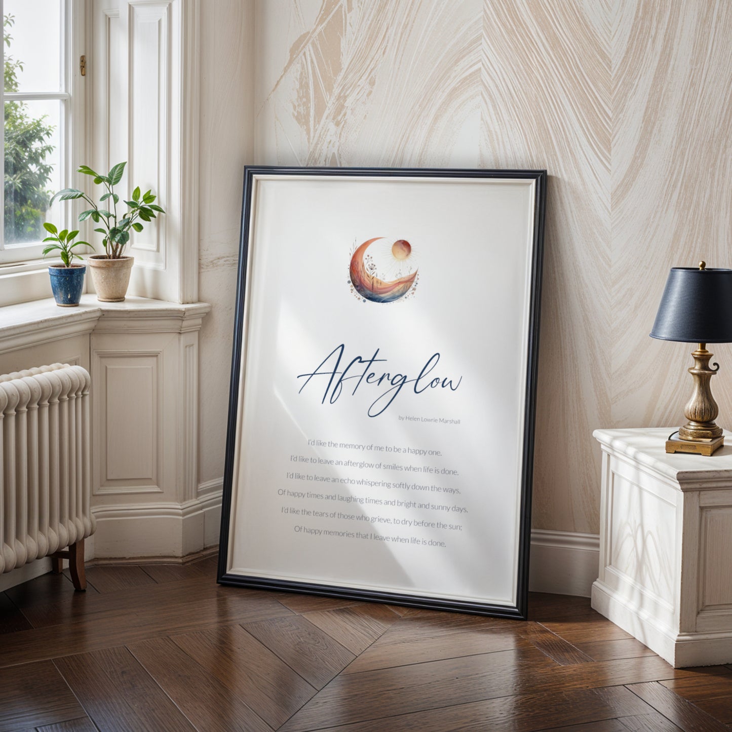 Afterglow Print | Helen Lowrie Marshall Poem