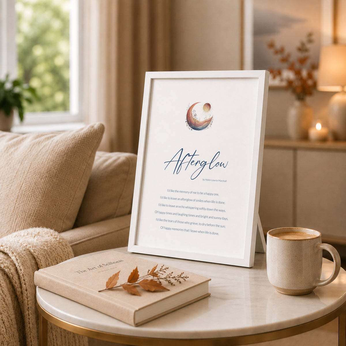 Afterglow Print | Helen Lowrie Marshall Poem