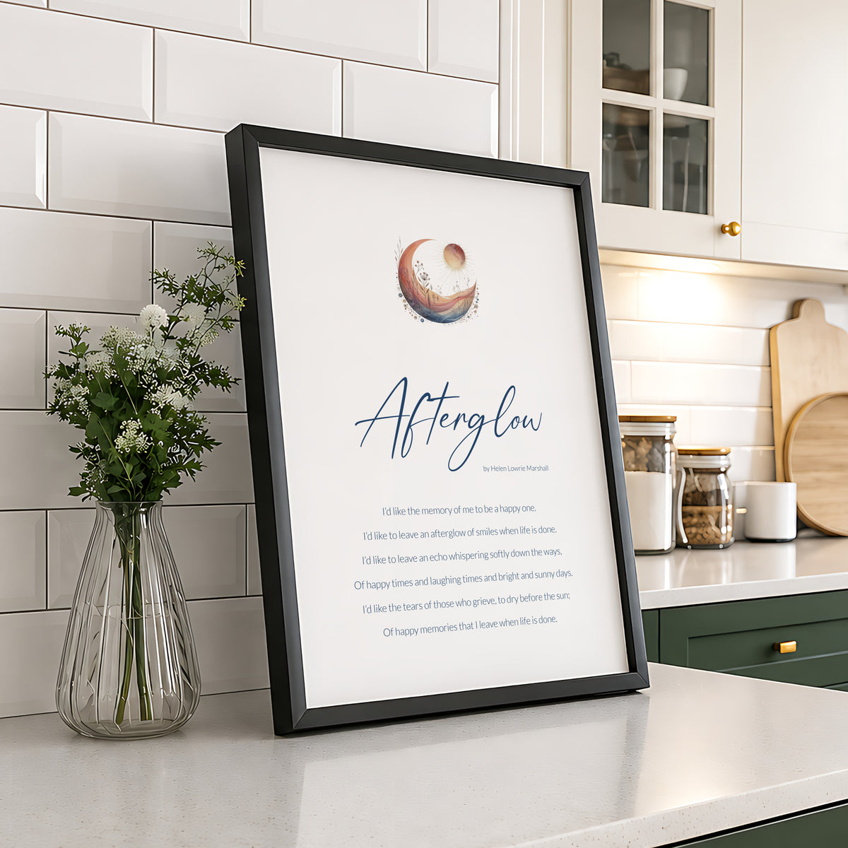 Afterglow Print | Helen Lowrie Marshall Poem