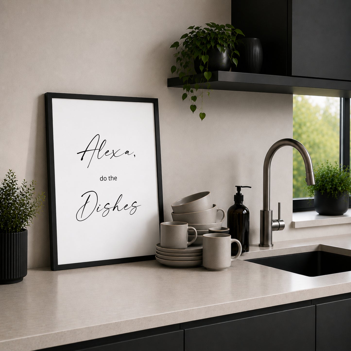 Alexa, Do The Dishes Print