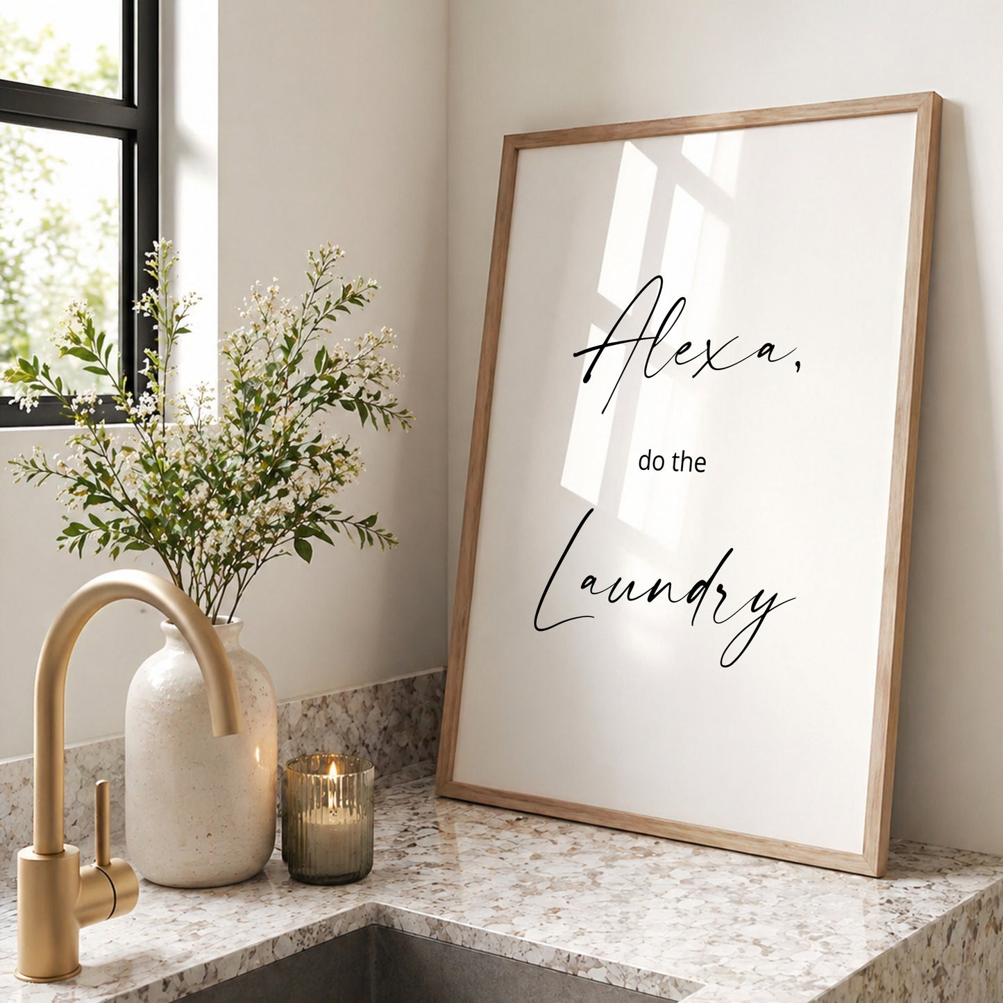 Alexa, Do The Laundry Print
