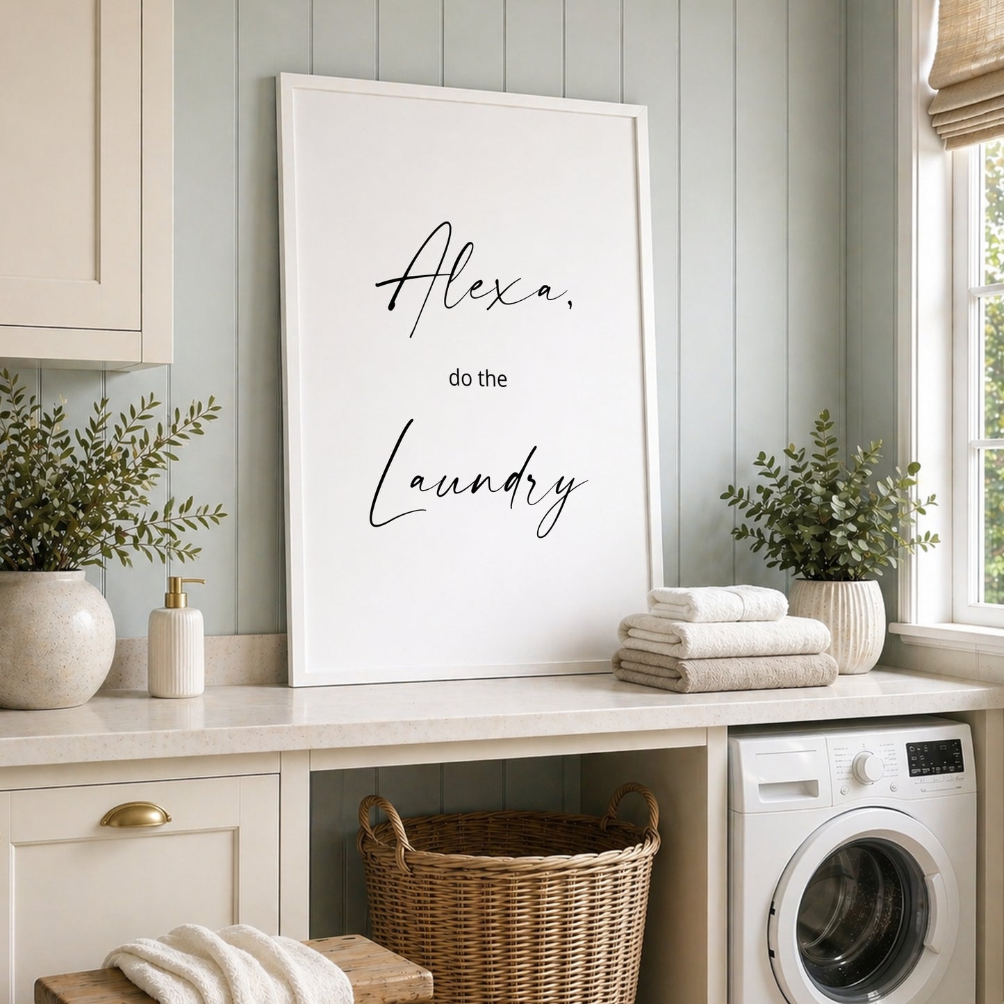 Alexa, Do The Laundry Print