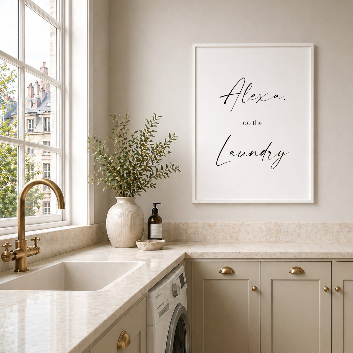 Alexa, Do The Laundry Print