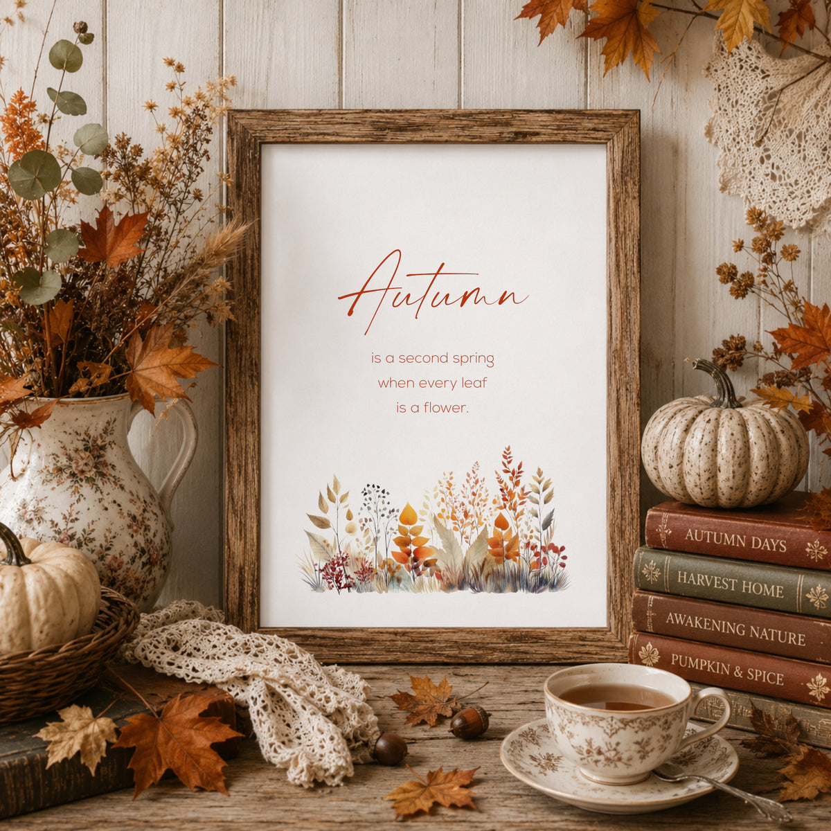 Autumn Is A Second Spring Print