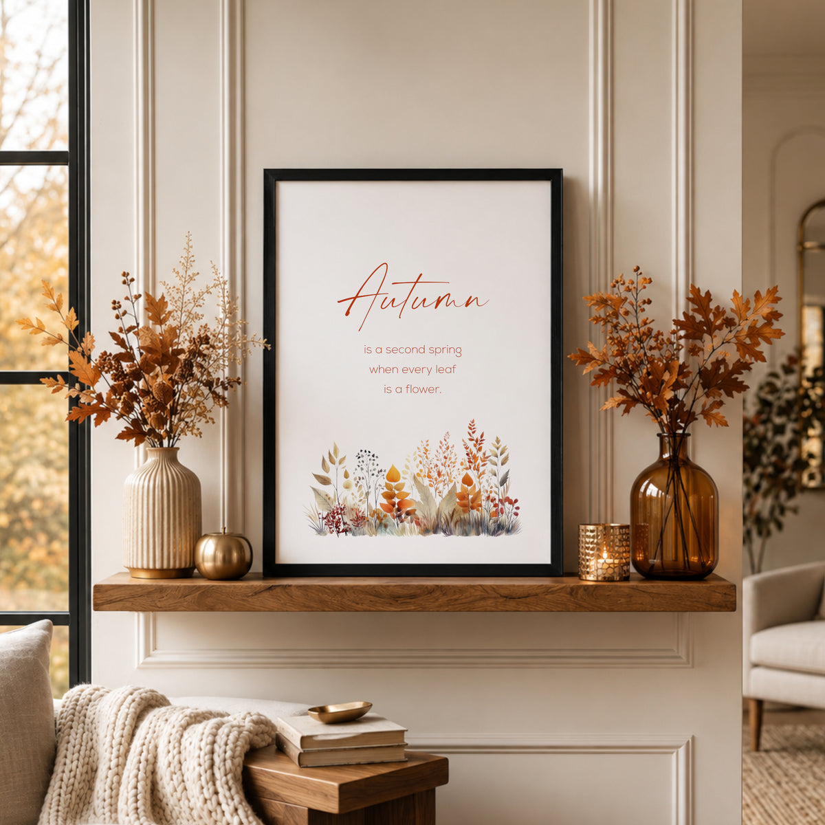Autumn Is A Second Spring Print