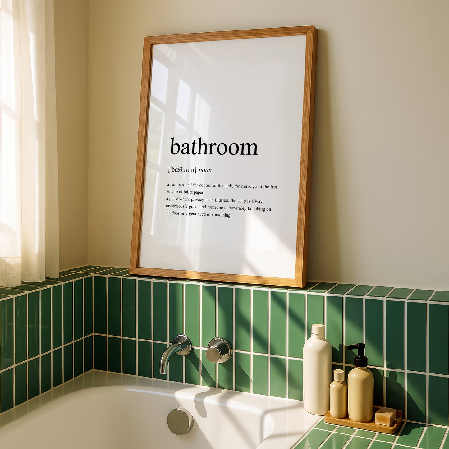 Bathroom Definition Print