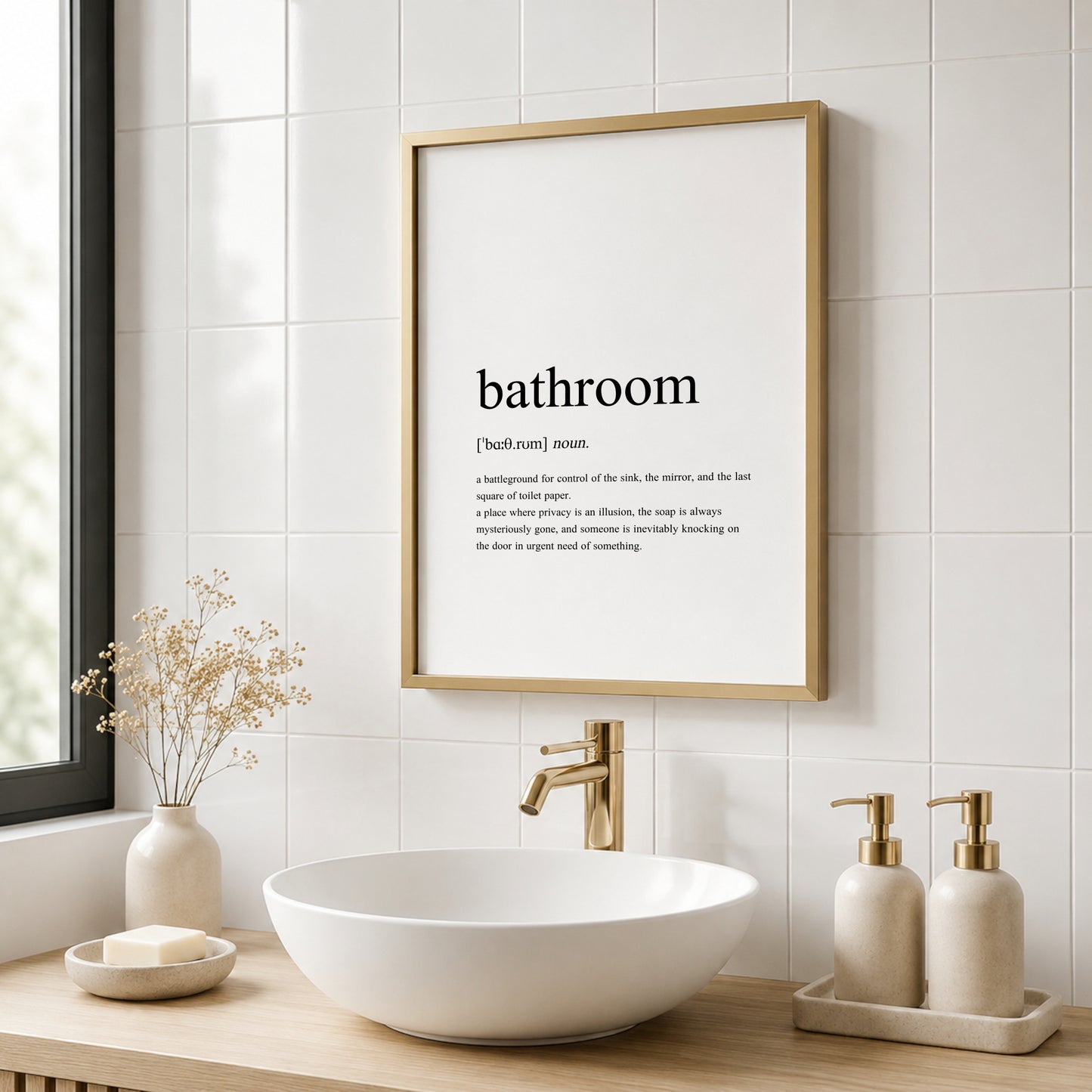 Bathroom Definition Print