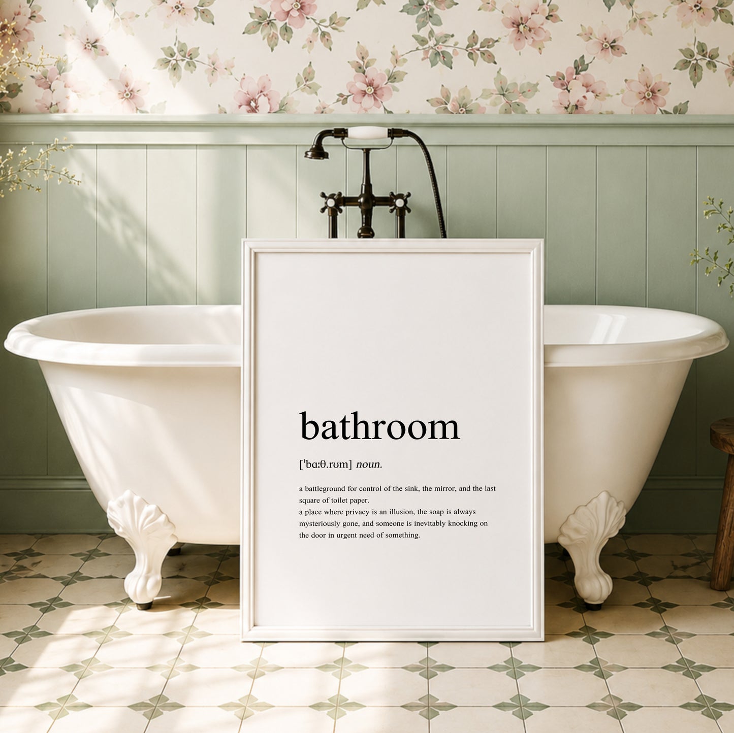 Bathroom Definition Print