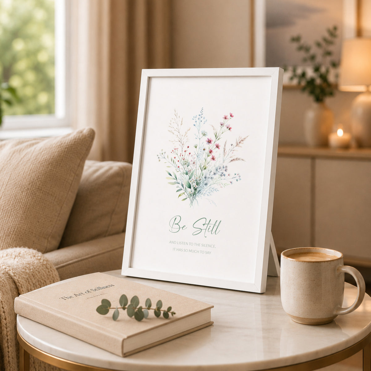 Be Still And Listen To The Silence Print