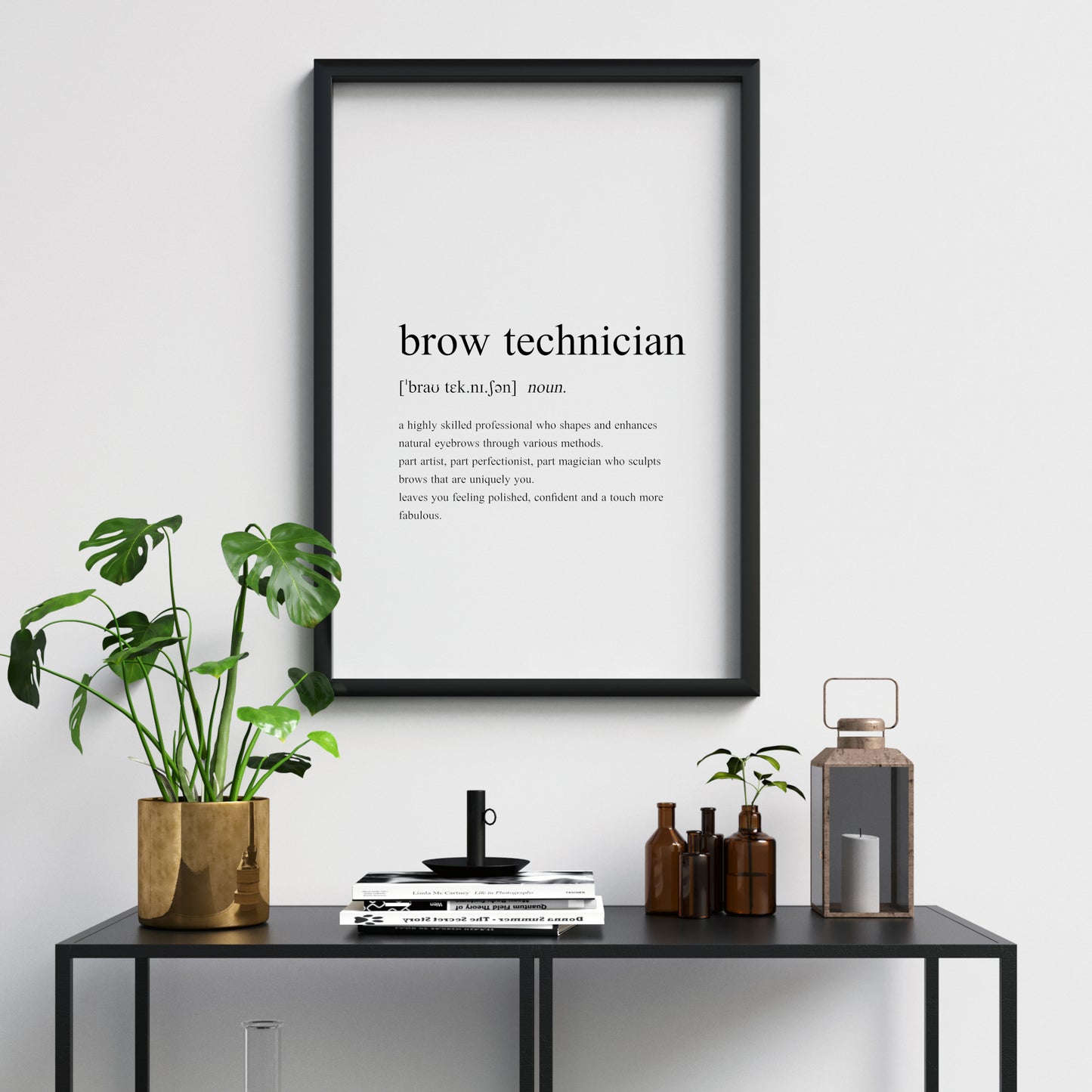 Brow Technician Definition Print