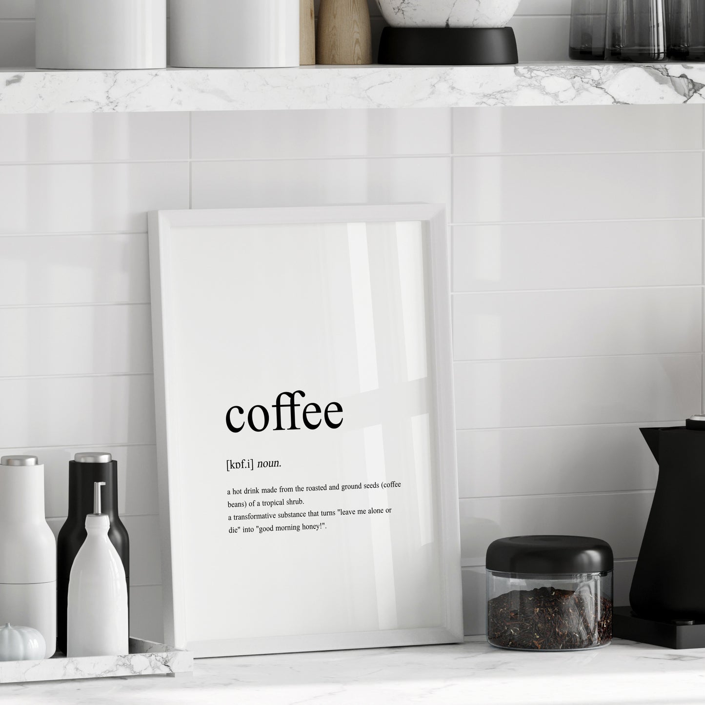 Coffee Definition Print
