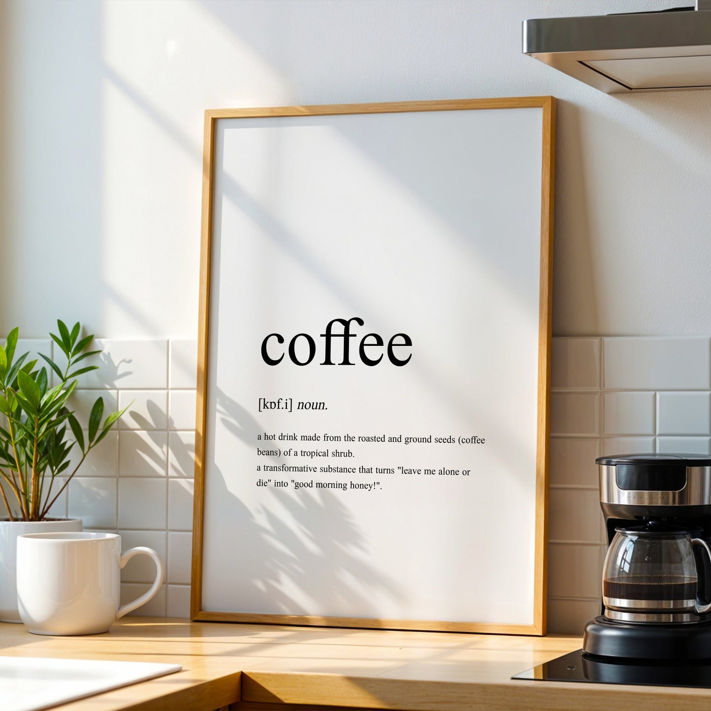 Coffee Definition Print