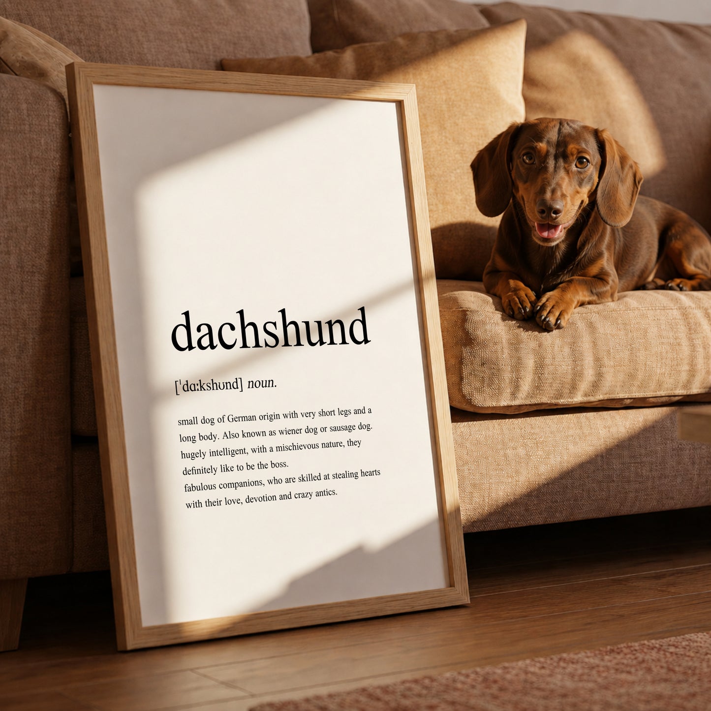 Dachshund Definition Print