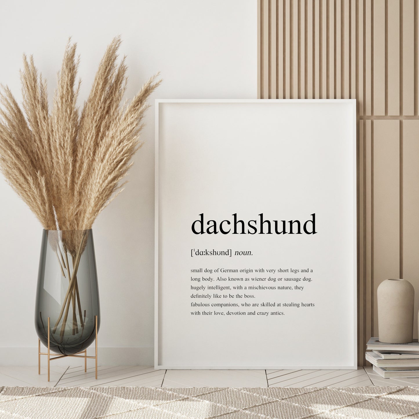 Dachshund Definition Print
