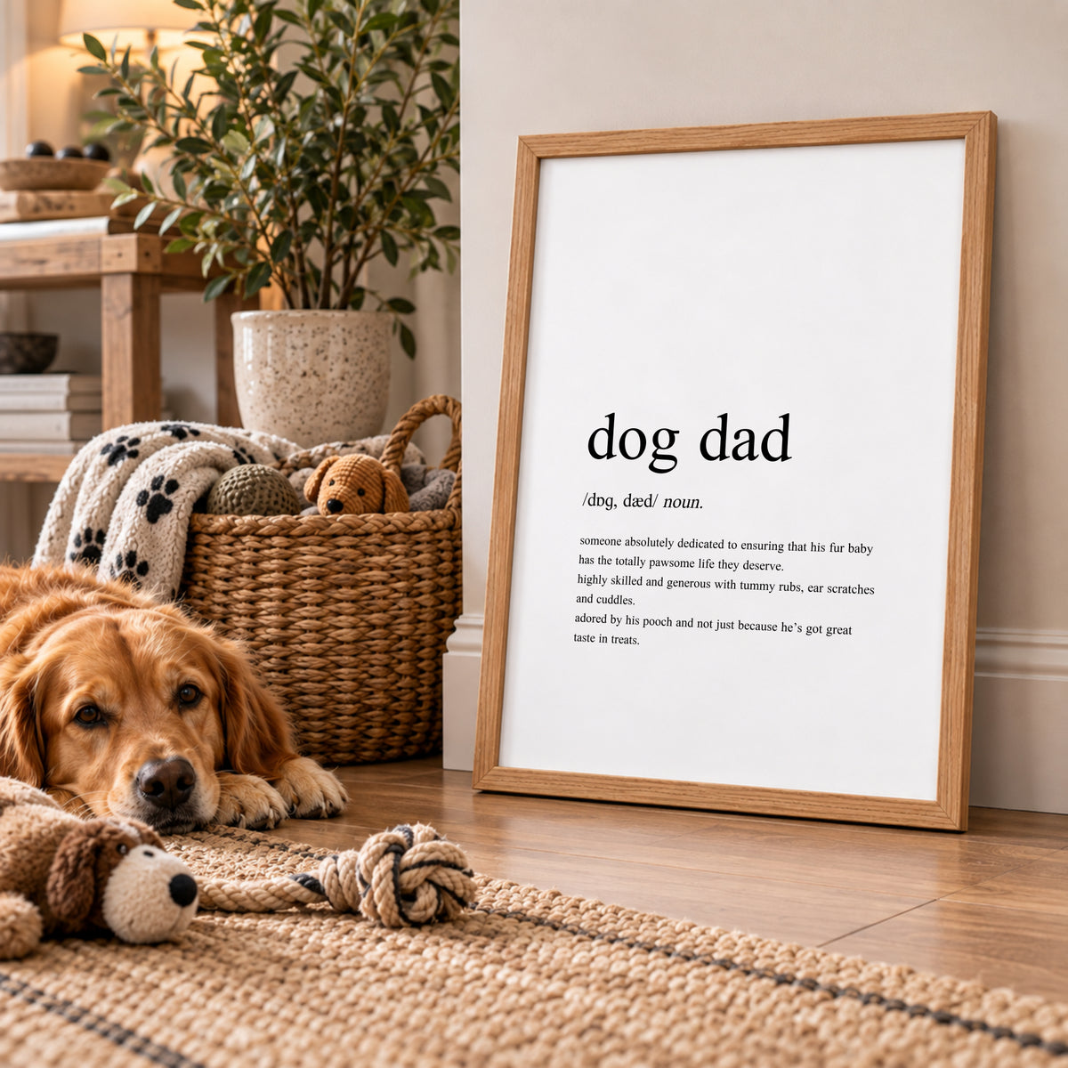 Dog Dad Definition Print