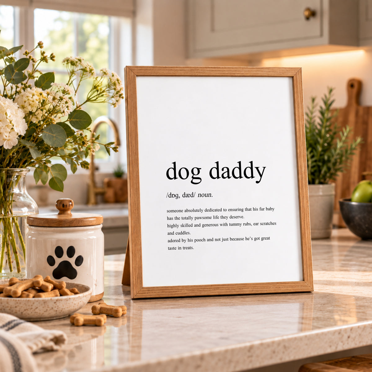 Dog Dad Definition Print