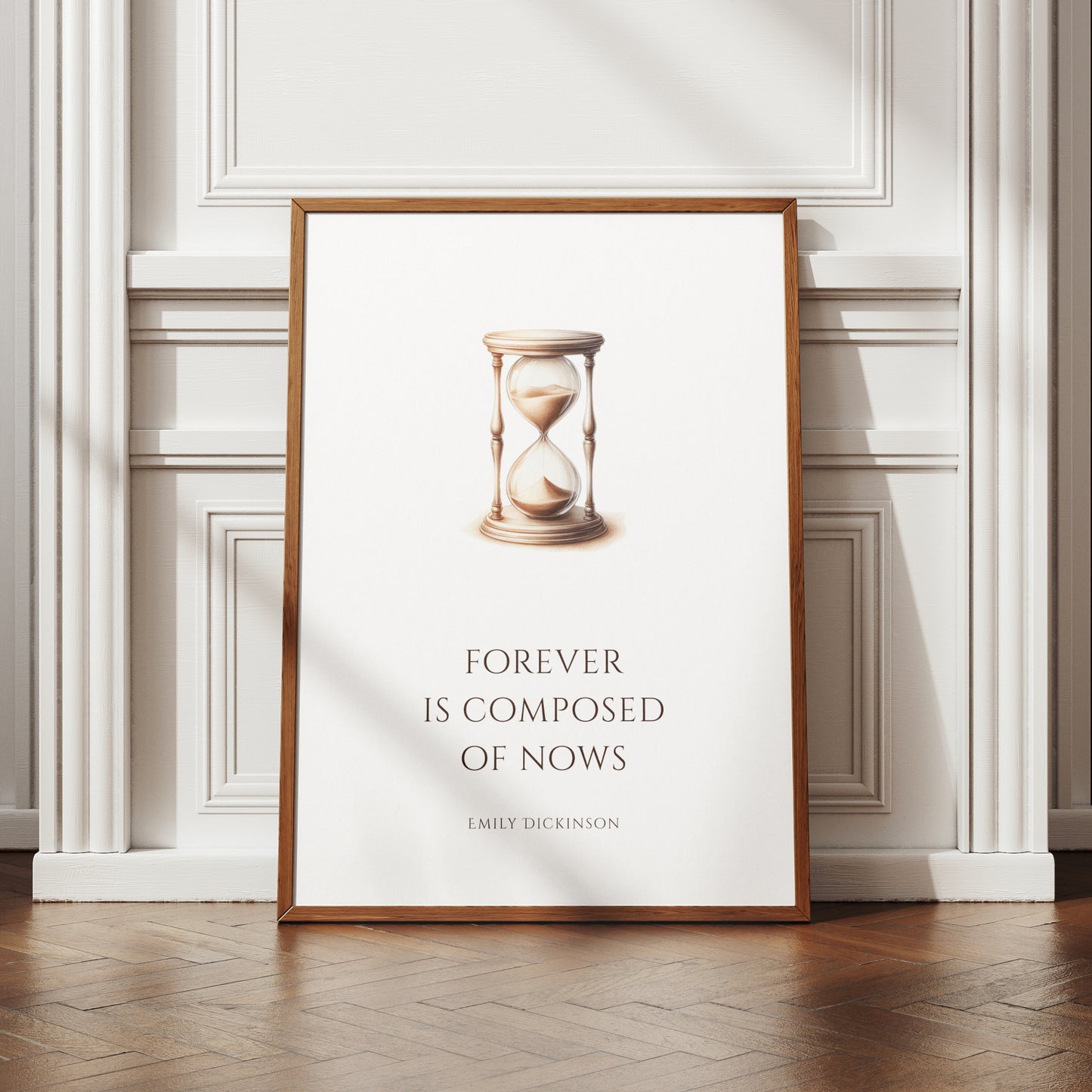 Forever Is Composed Of Nows by Emily Dickinson Print