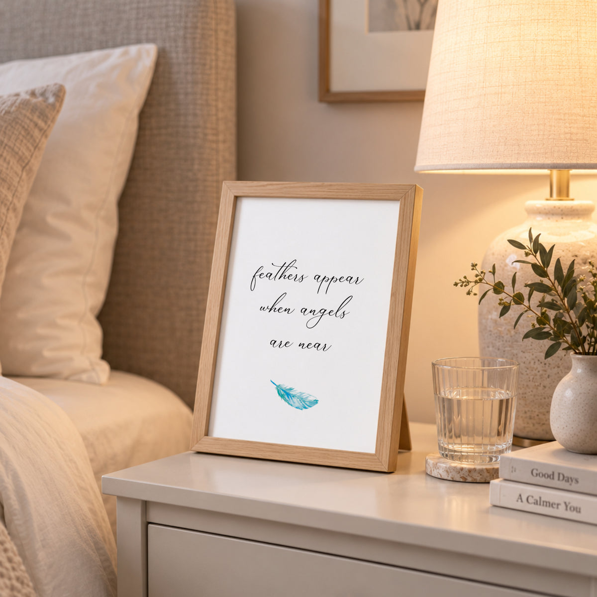 Feathers Appear When Angels Are Near Print