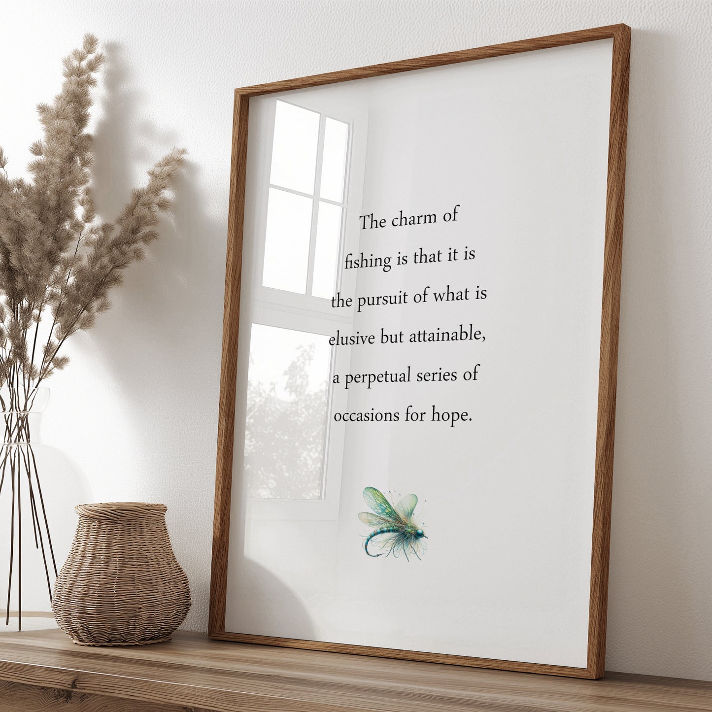 The Charm Of Fishing Print by John Buchan