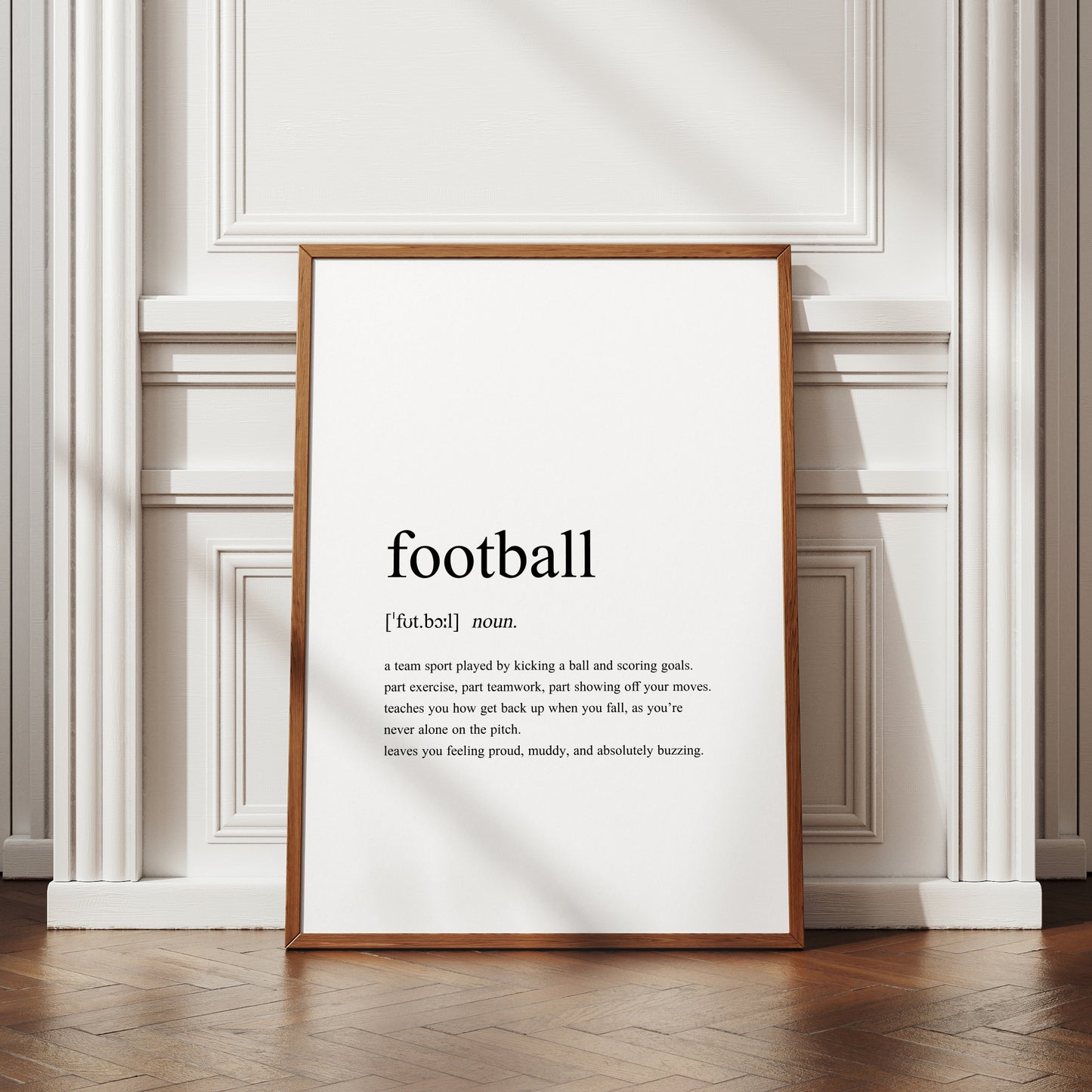 Football Definition Print