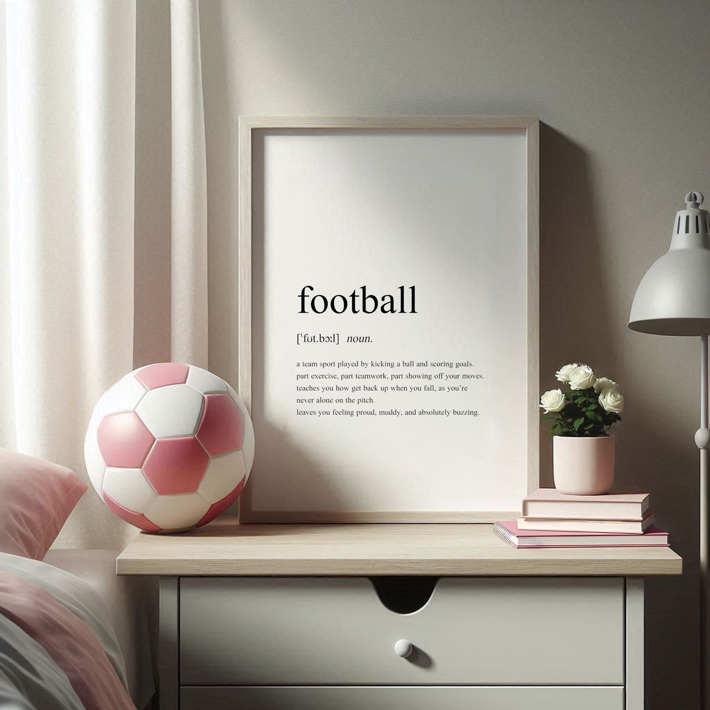 Football Definition Print