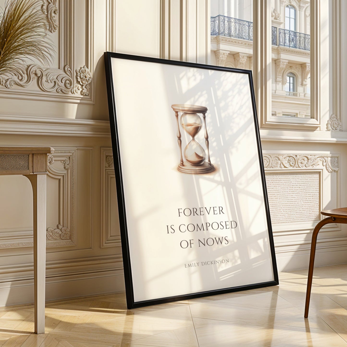 Forever Is Composed Of Nows by Emily Dickinson Print