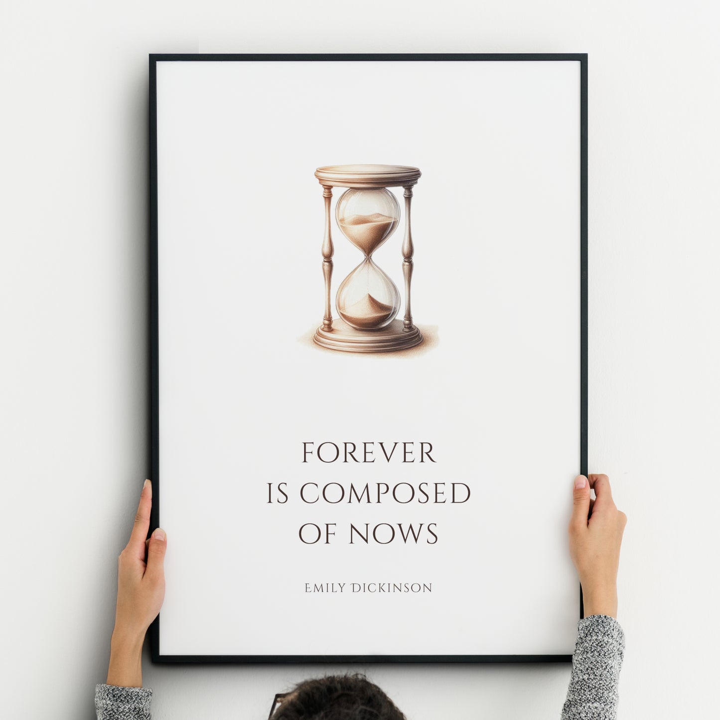 Forever Is Composed Of Nows by Emily Dickinson Print