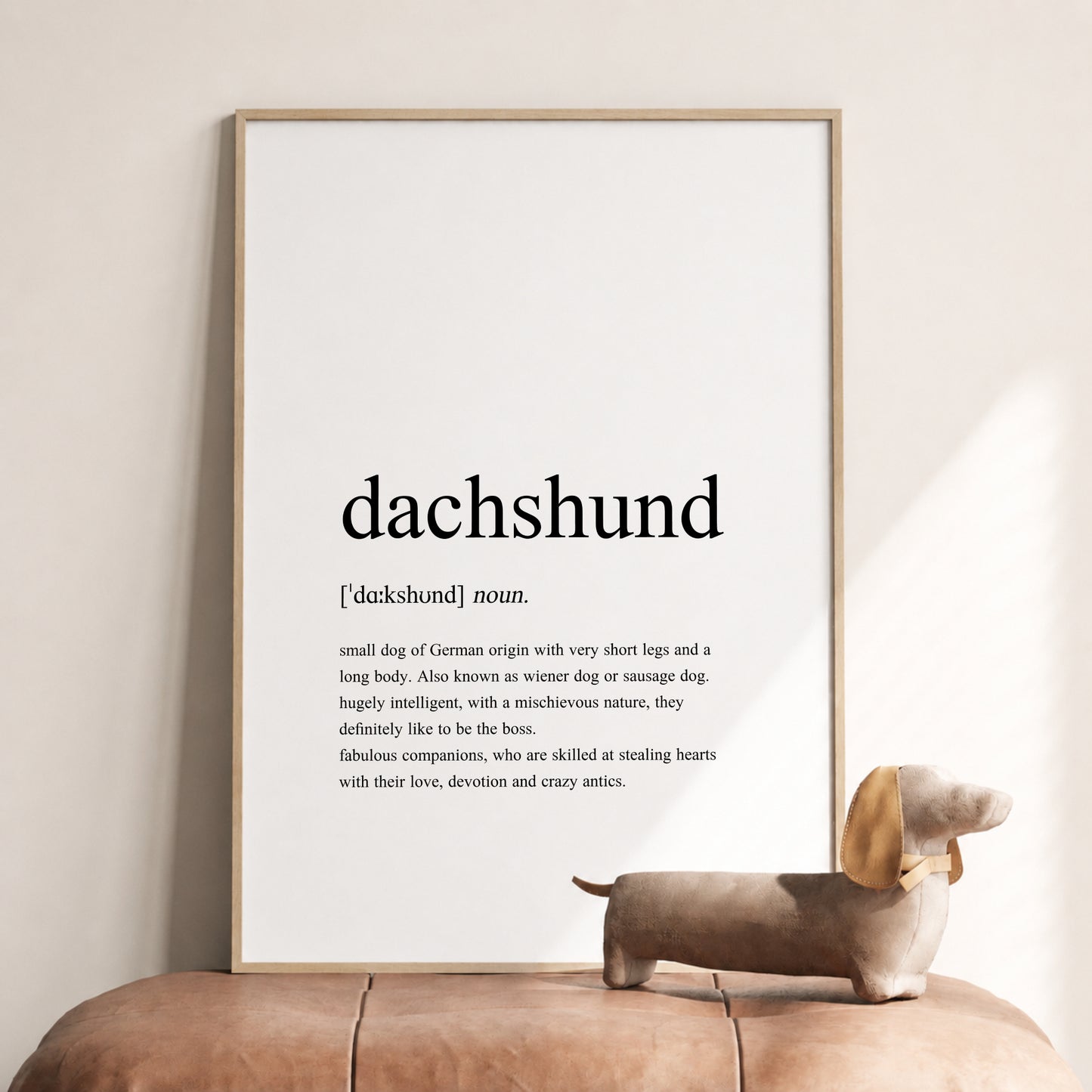 Dachshund Definition Print