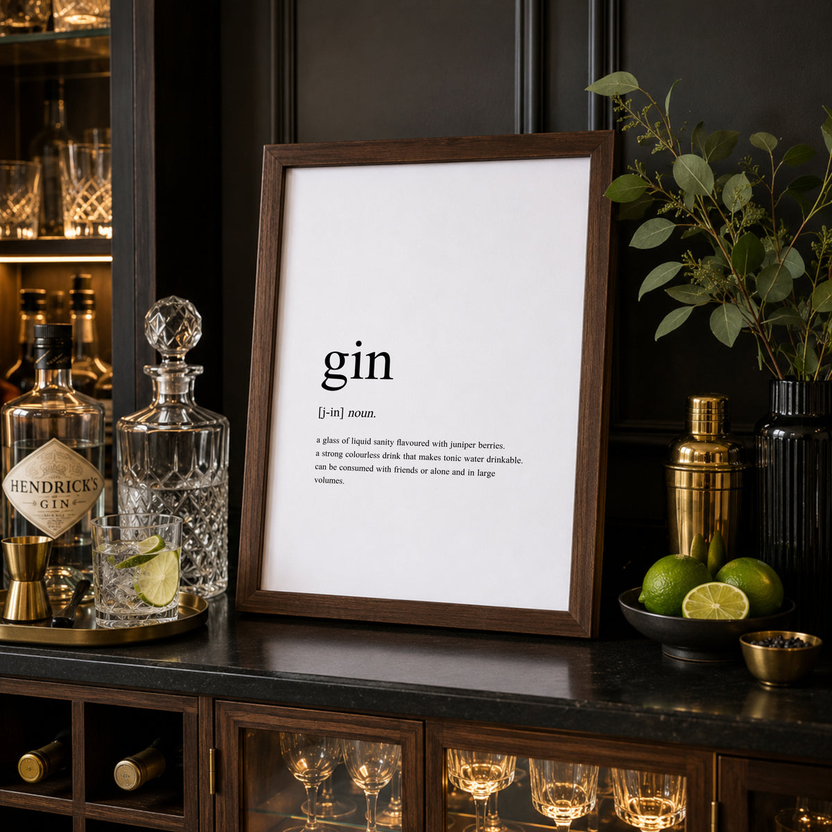 Gin Definition Print