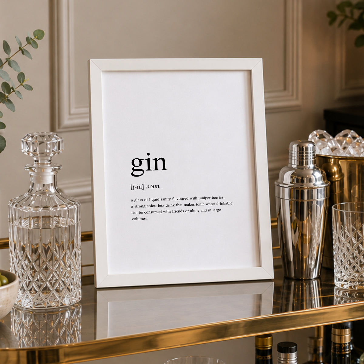 Gin Definition Print