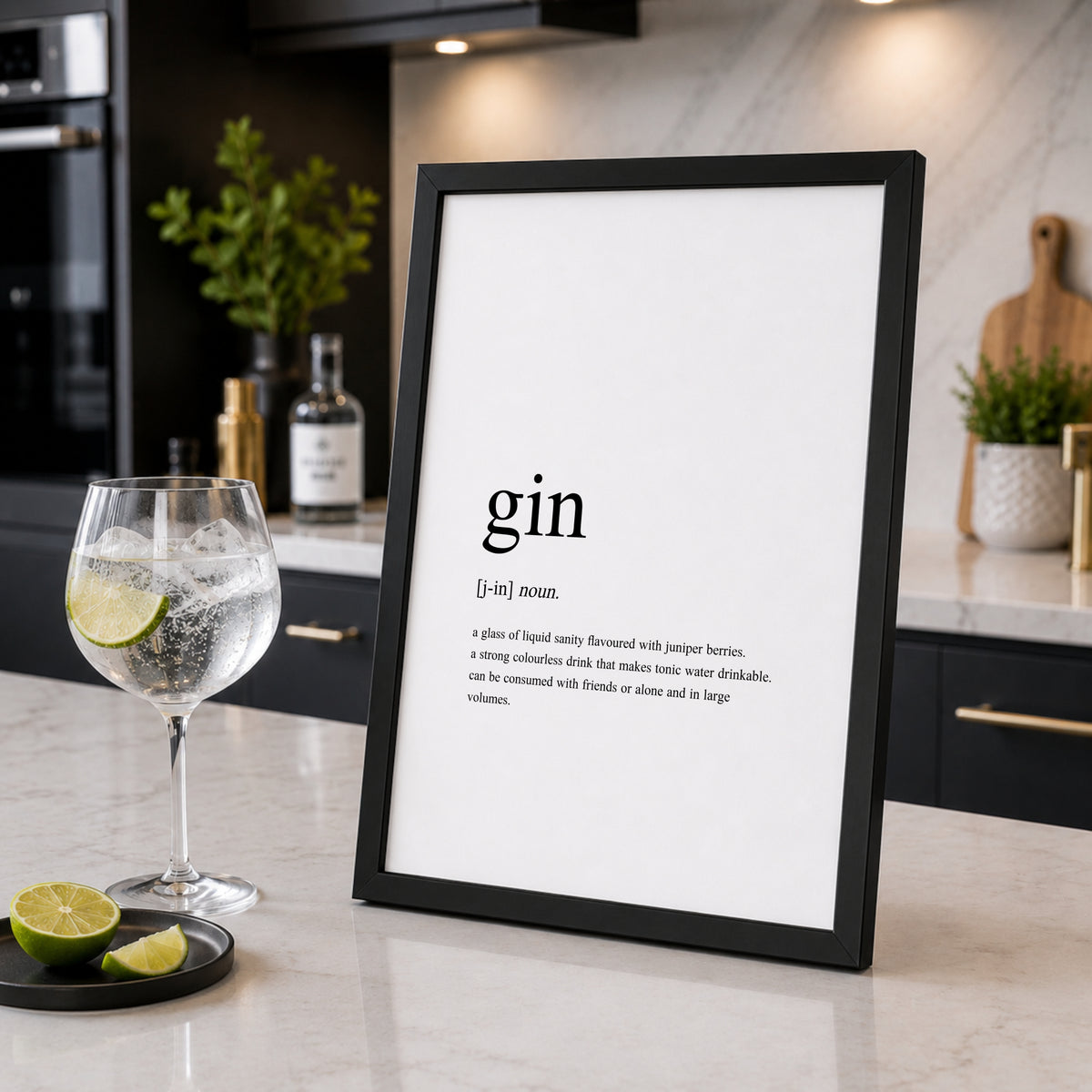 Gin Definition Print