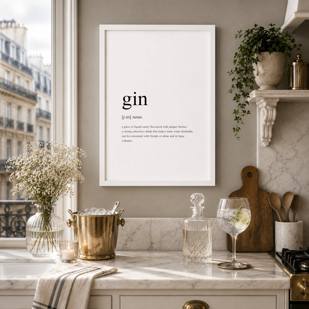 Gin Definition Print