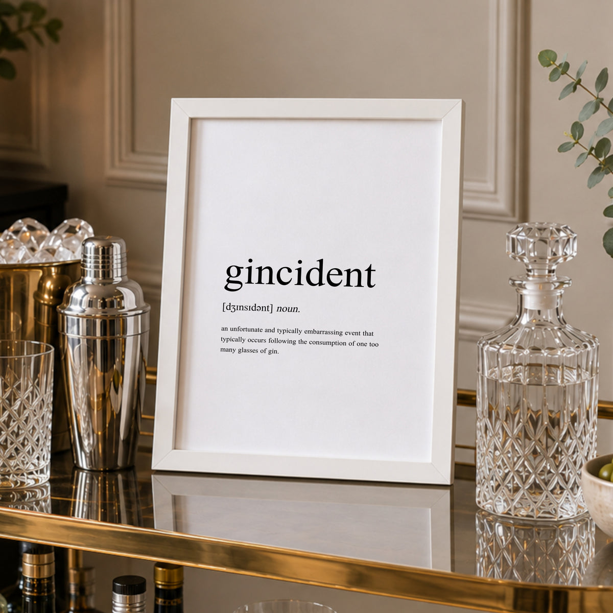 Gincident Definition Print