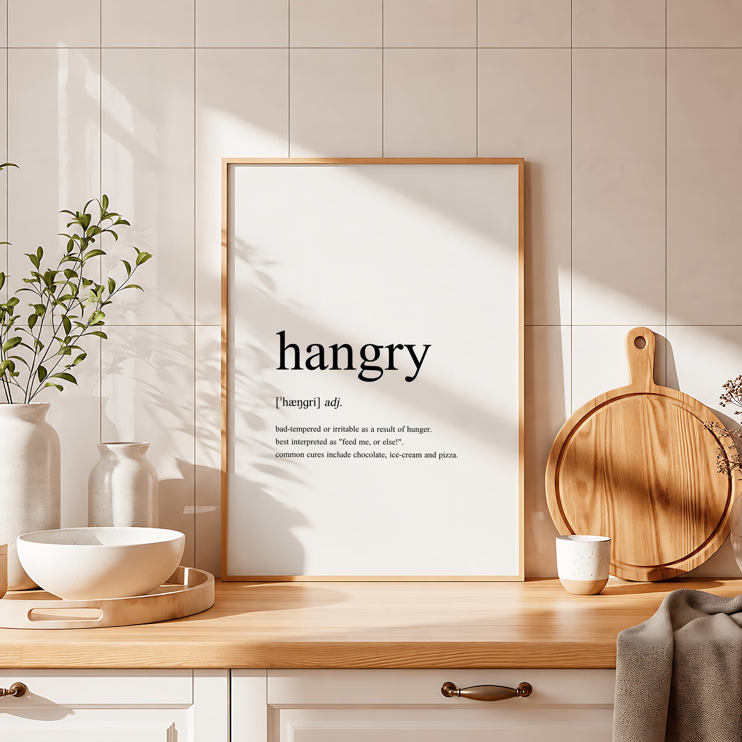 Hangry Definition Print
