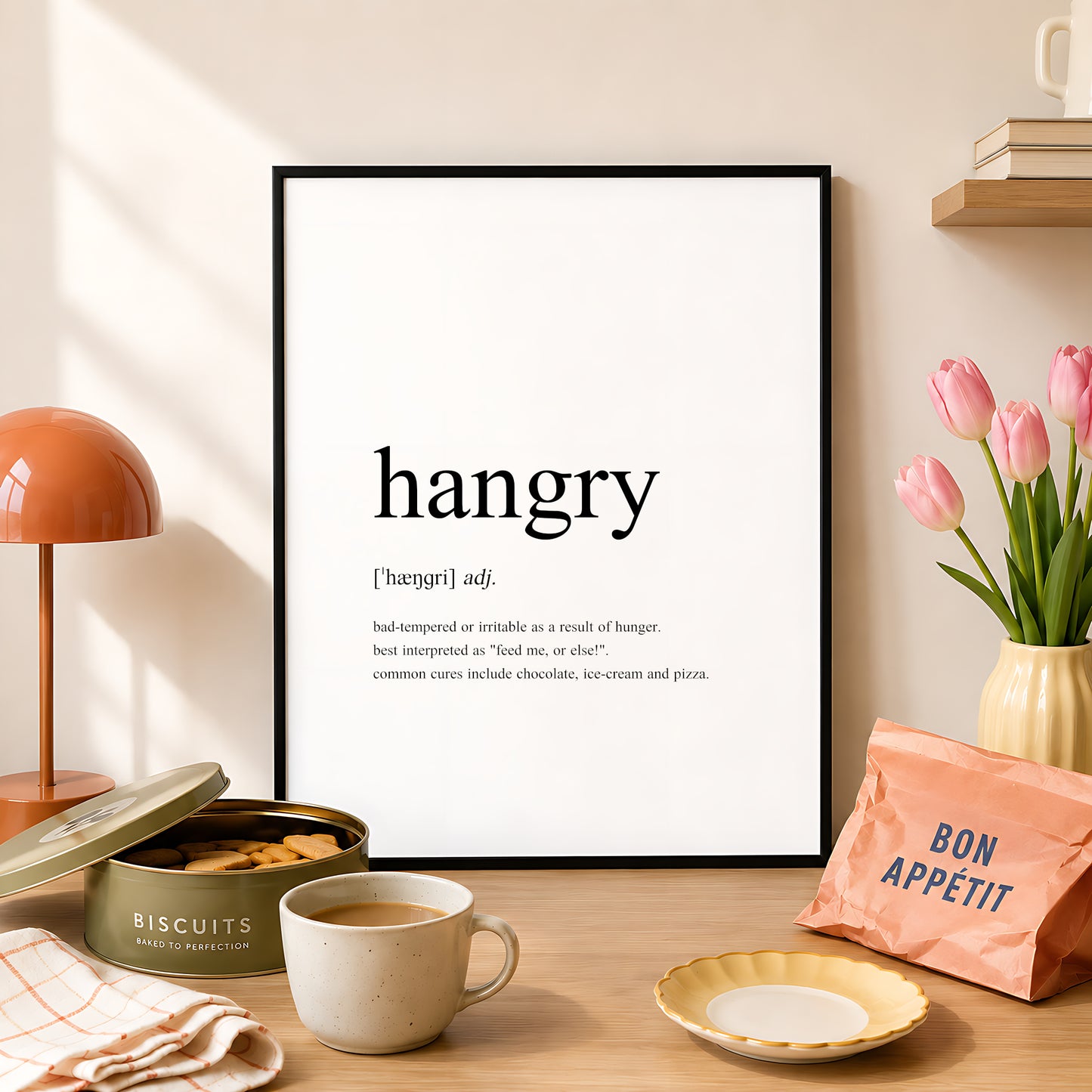 Hangry Definition Print