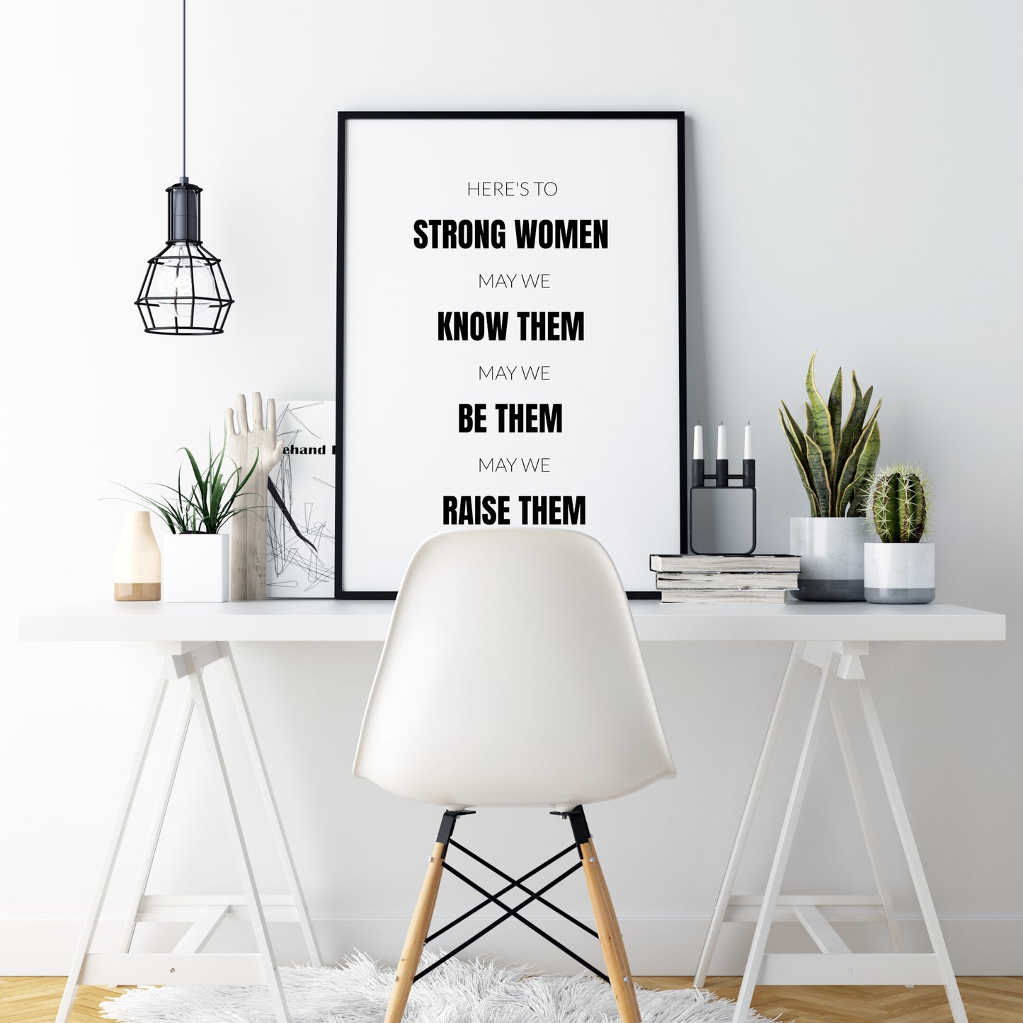 Here's To Strong Women Print