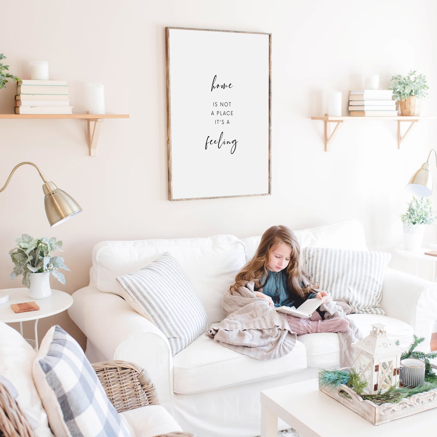 Home Is Not A Place It's A Feeling Print