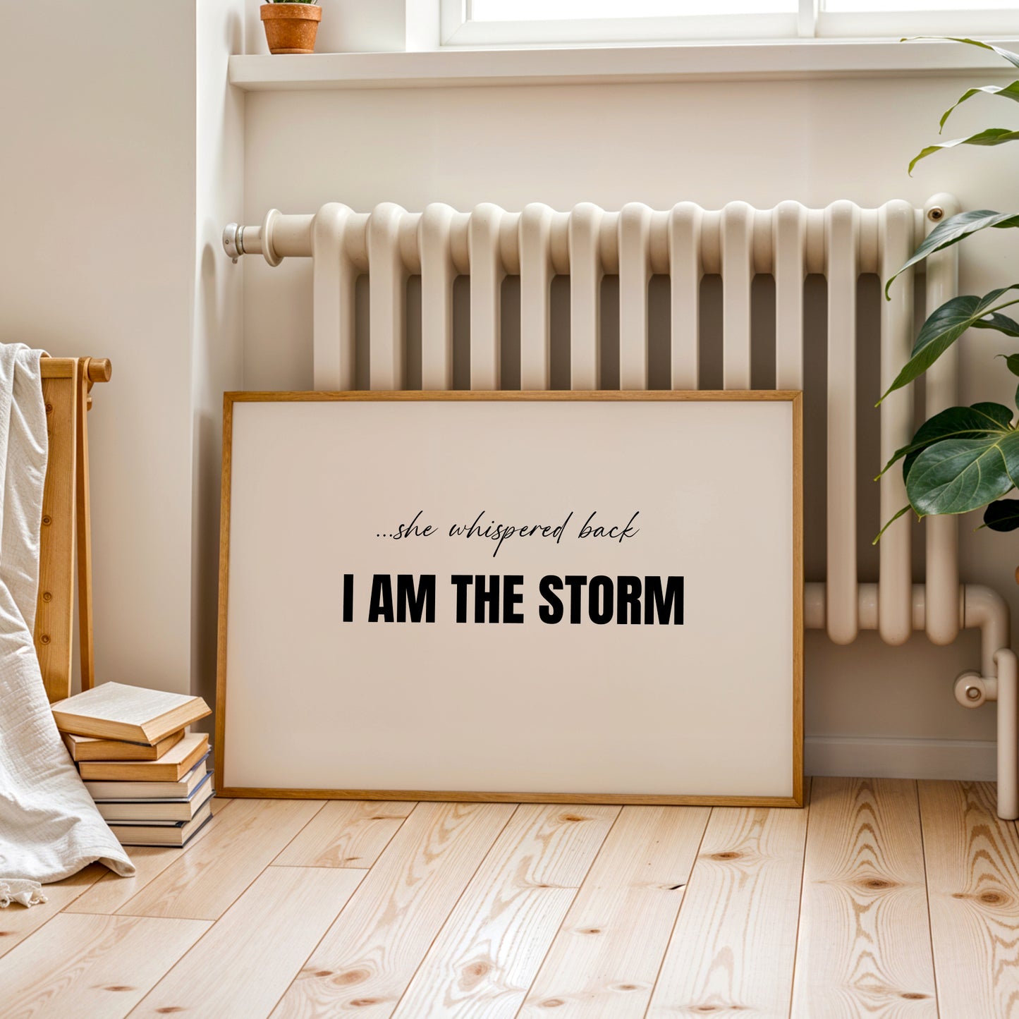 She Whispered Back I Am The Storm Print