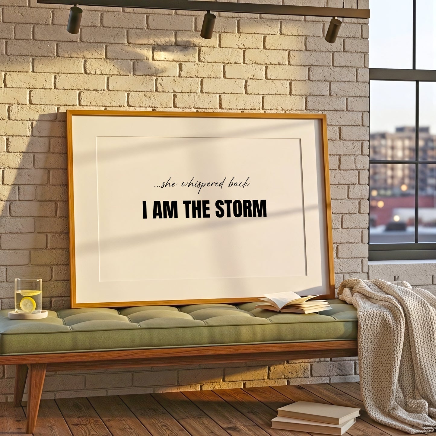 She Whispered Back I Am The Storm Print