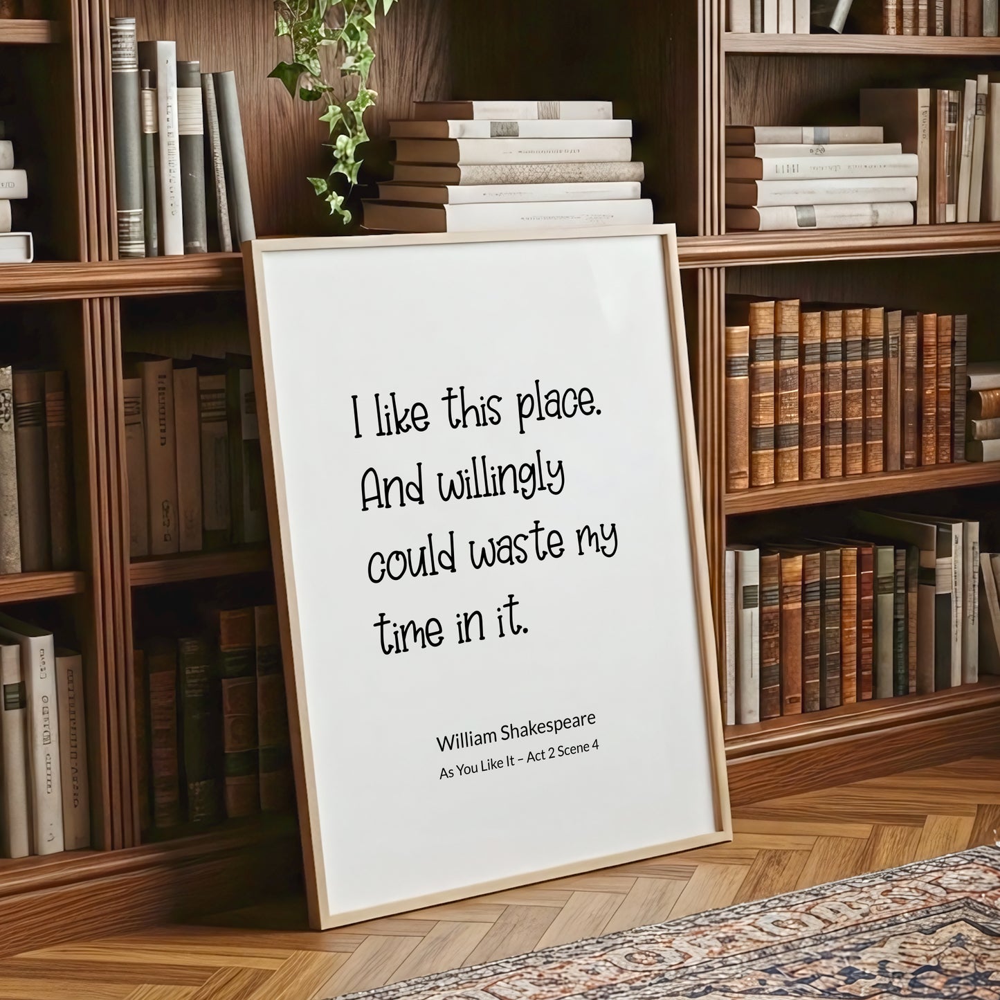I Like This Place from As You Like It Print