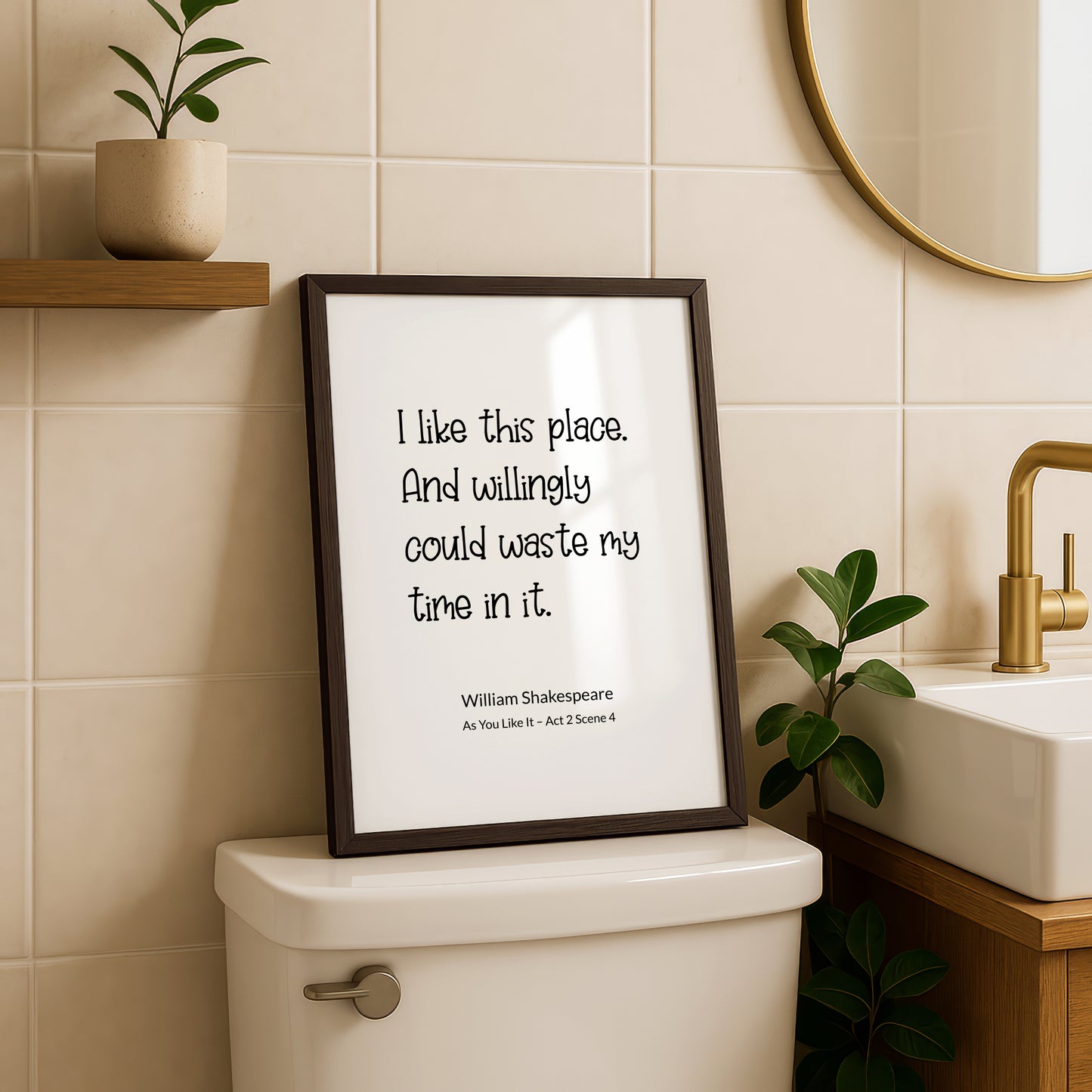 I Like This Place from As You Like It Print