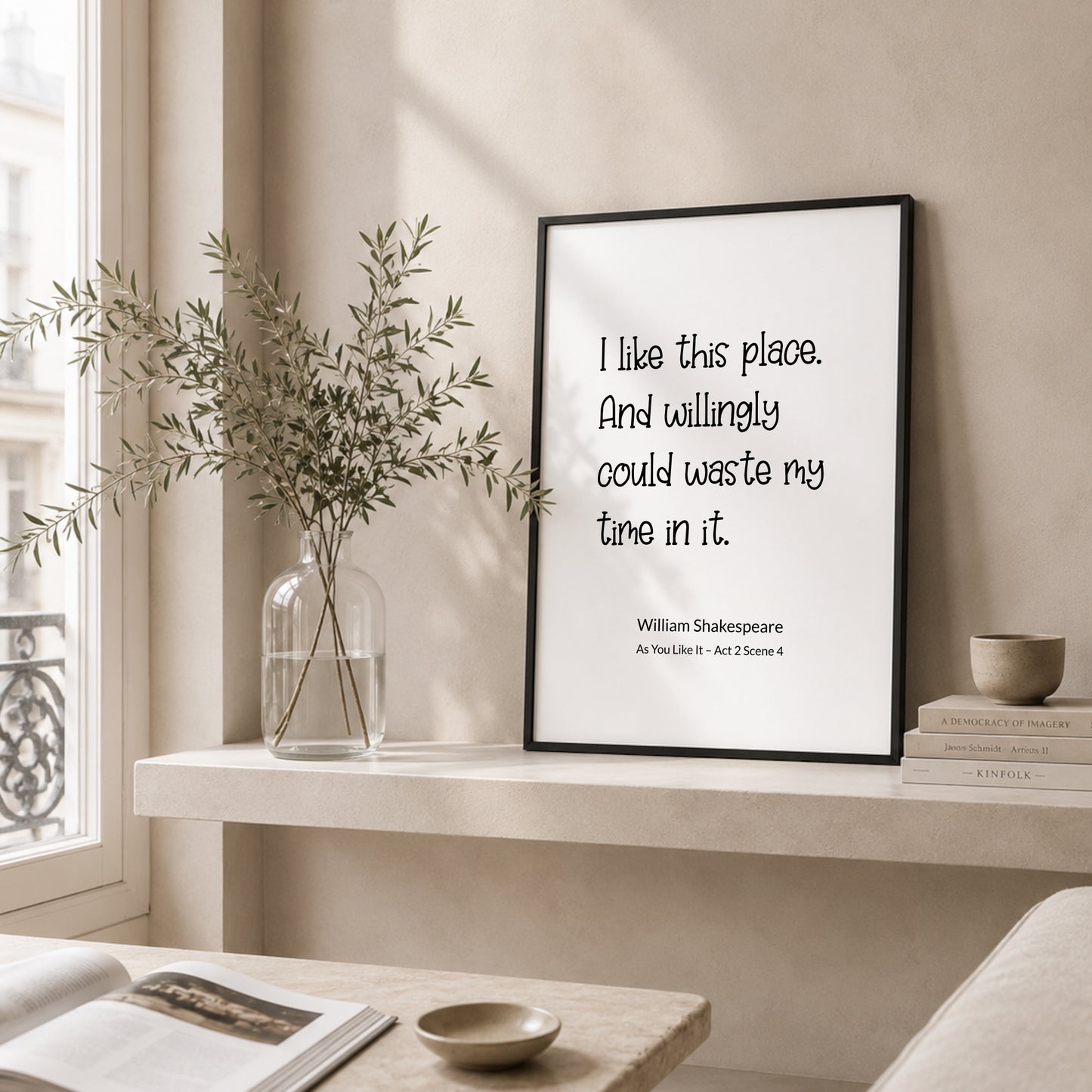 I Like This Place from As You Like It Print