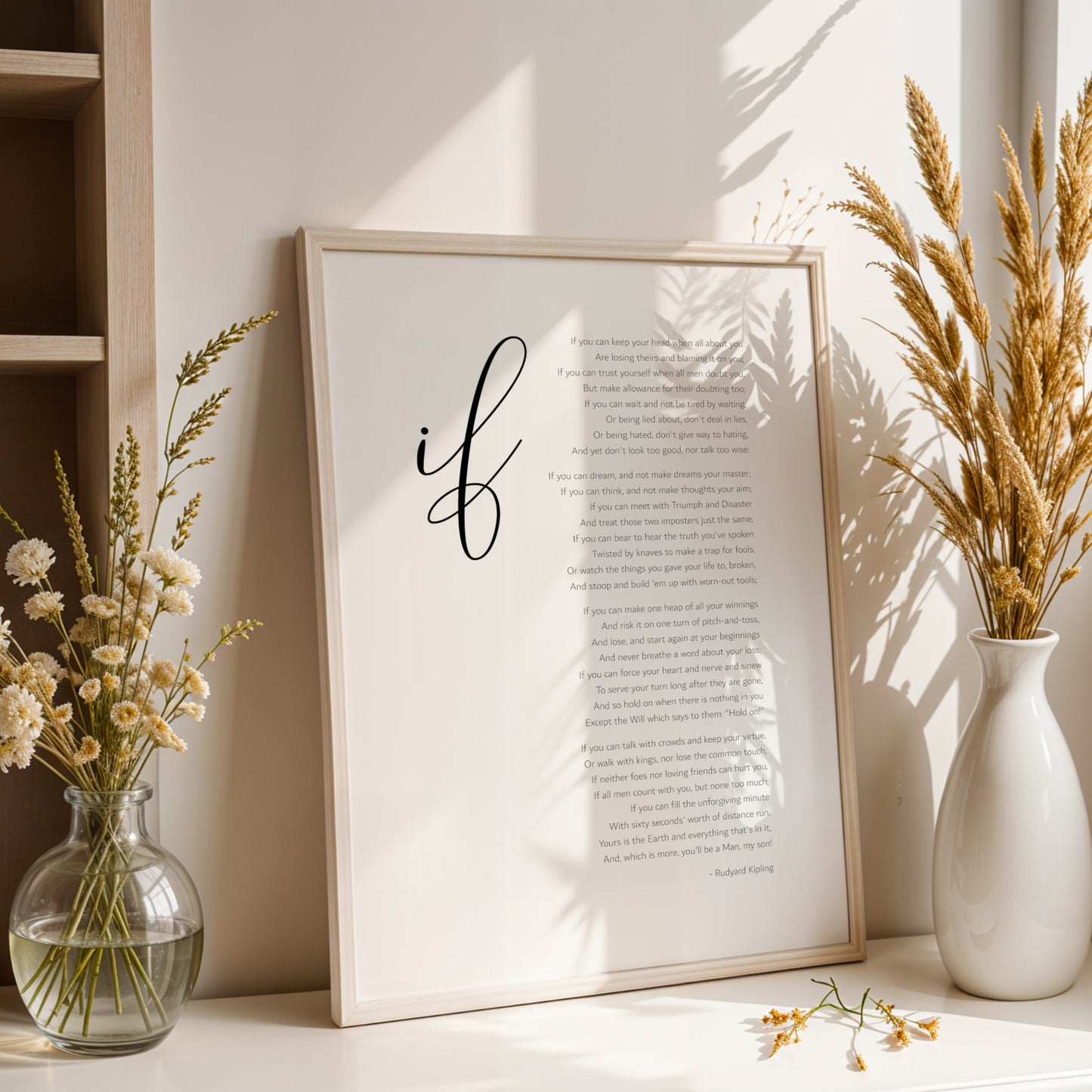 If by Rudyard Kipling Print