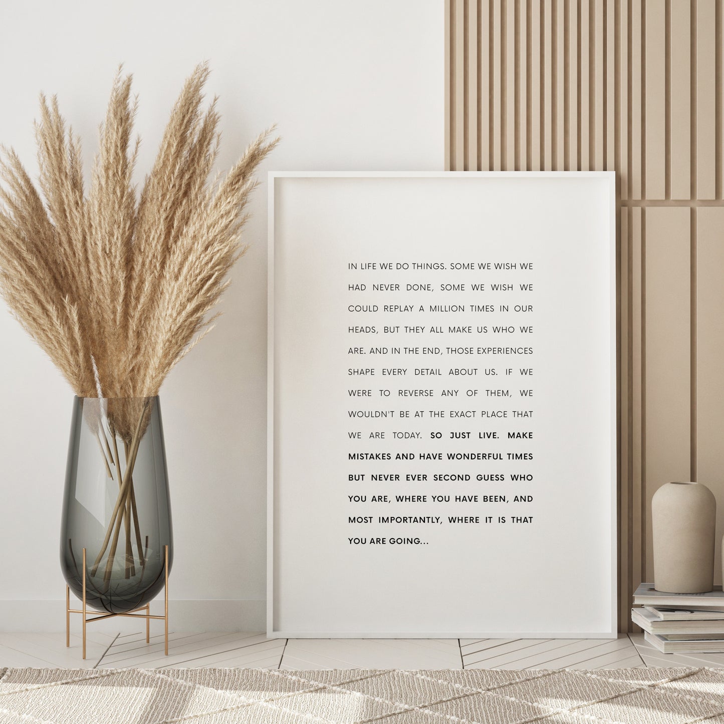 In Life We Do Things Print