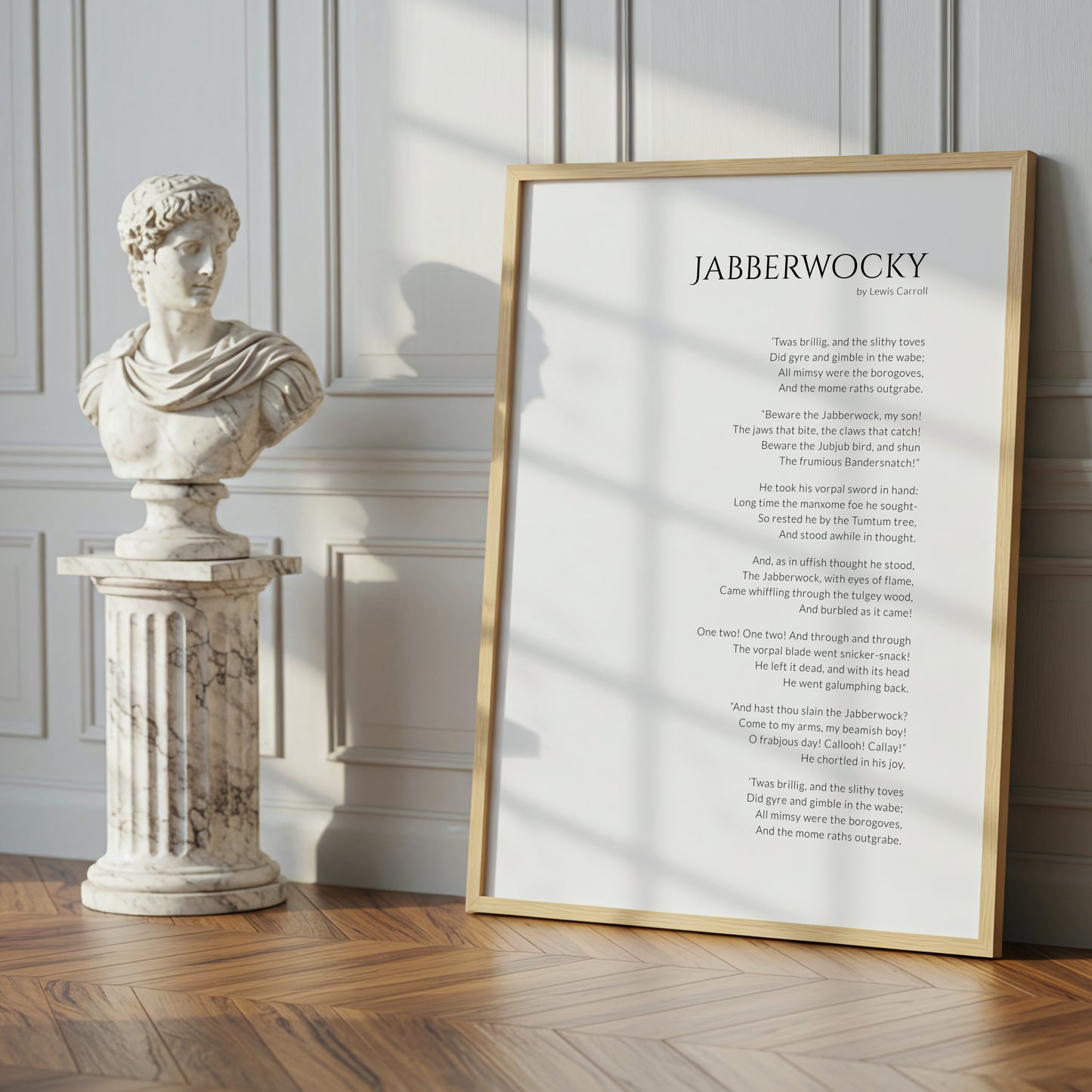 Jabberwocky by Lewis Carroll Print