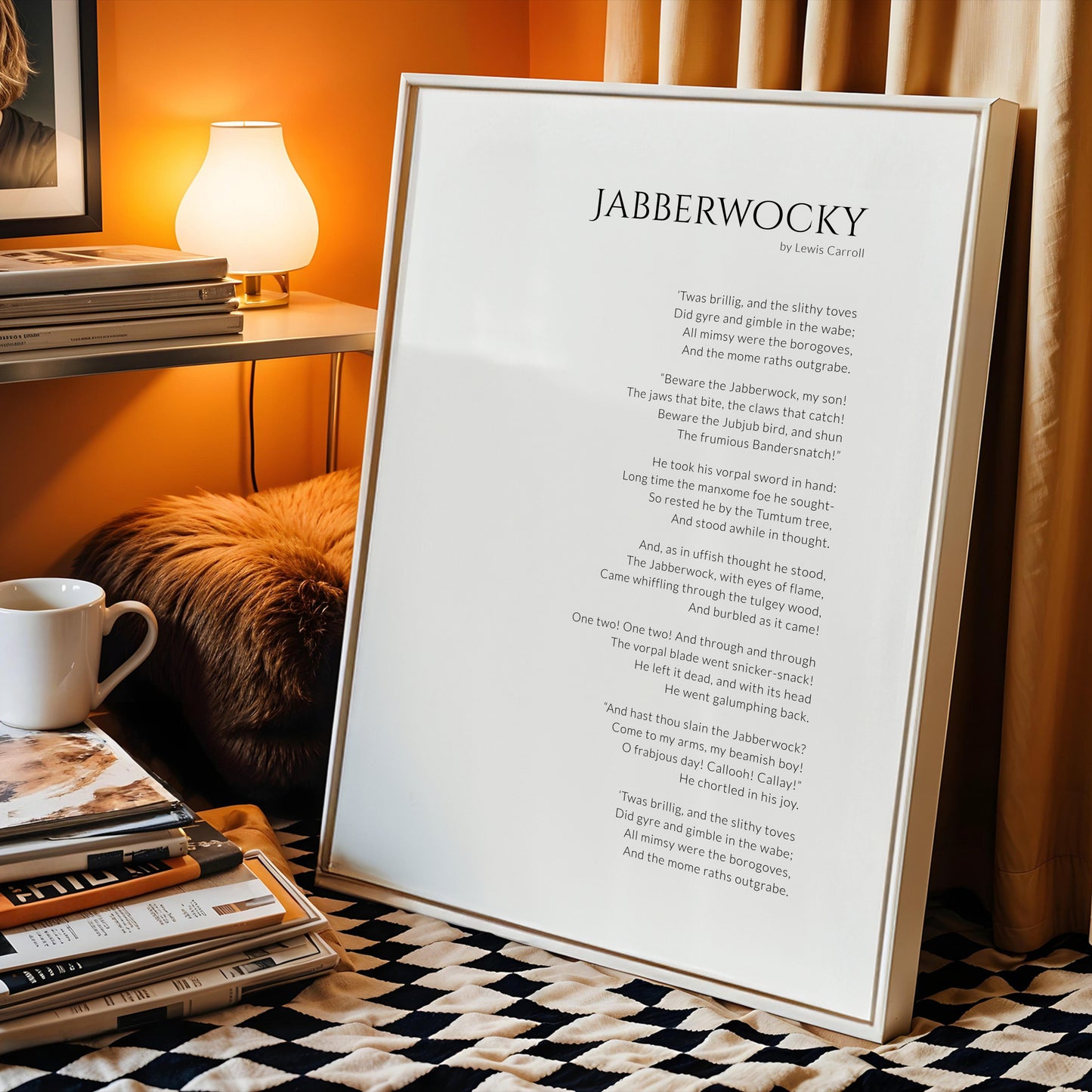 Jabberwocky by Lewis Carroll Print