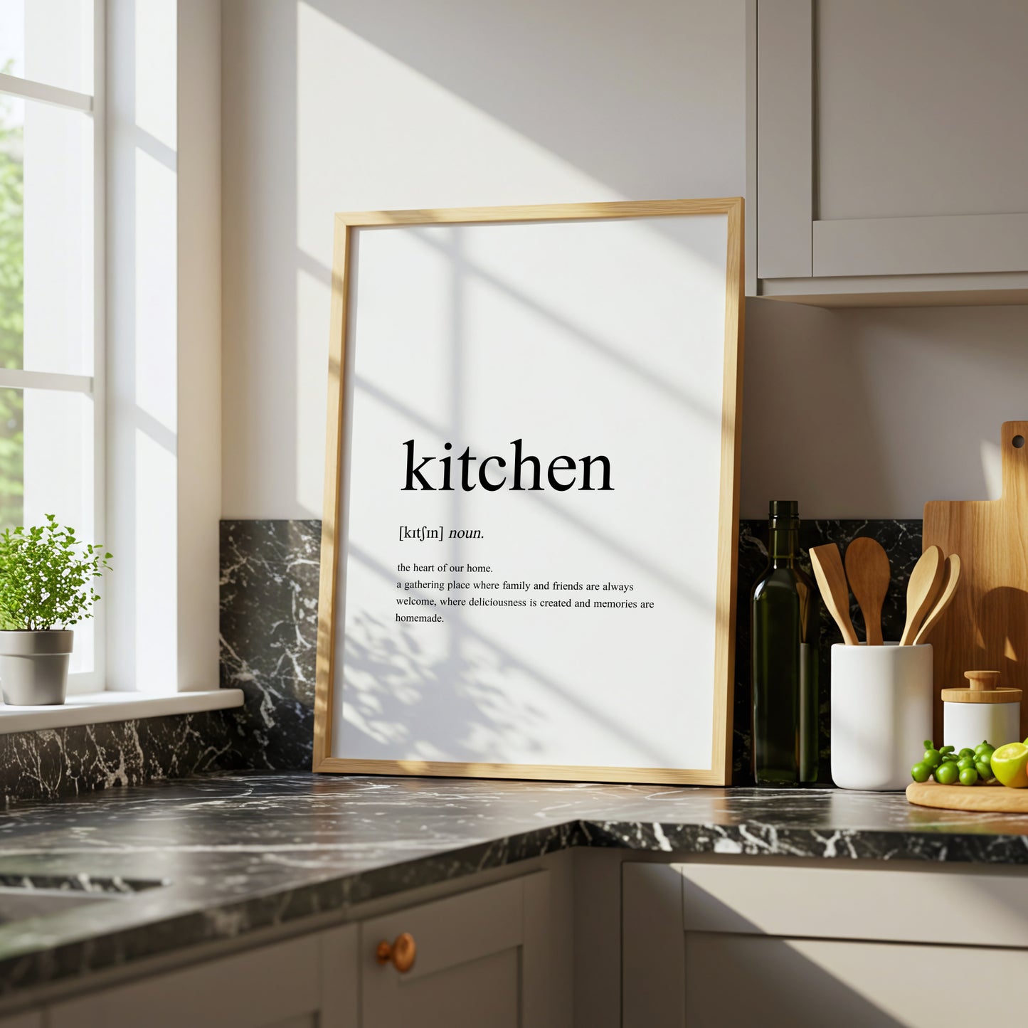 Kitchen Dictionary Definition Print
